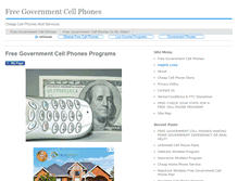 Tablet Screenshot of freegovernmentcellphones.org
